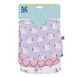 Kickee Pants Bib Set, Little Bo Peep, Garden Gate Lattice, Swan Princess by KicKee Pants