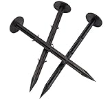 除草 防草シート 固定ロングピン 農業 家庭 菜園 ガーデニング 庭 植栽 園芸 防虫ネット テント 固定 抜けにくい PP杭 ペグ セット (20㎝ 100本)