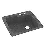 Swaoi|#Swanstone KS02522SB.012-3 25-In X 22-In Solid Surface Kitchen Sink 3-Hole, Night Sky, by Swan