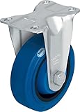 Blickle B-POEV 101K-12-SB-FK Fixed Caster, 4 Wheel Diameter, 400 lb. Load Capacity by Blickle