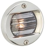 Attwood Vertical, Flush Mount Transom Light - Round