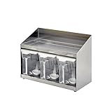 スパイスラック ステンレス ポット3 face 日本製 調味料ラック ステンレス製 調味料収納 調味料ストッカー