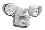 Lithonia Lighting OFLR 6LC 120 MO WH LED Outdoor Floodlight 2-Light Motion Sensor, White [並行輸入品]