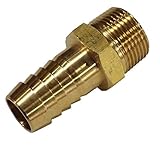 真鍮製 ホースニップル 【ネジ規格】R3/4【ホース差込口外径】20.5mm
