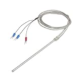 uxcell　熱電対センサー 熱電対 カップル プローブ　液体測量　150mmx5mm PT100 2M長さ