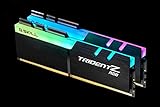 G.Skill ジースキル　デスクトップPC用　メモリ　DDR4-3200(PC4-25600) Trident Z RGB シリーズ　F4-3200C16D-16GTZR　16GB(8GB×2) 永久保証　Intel XMP 2.0 (Extreme Memory Profile) Ready