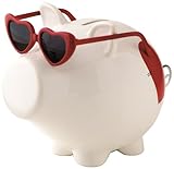 Salt & Pepper OINK 。赤いハートお金ボックス