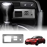 【 青天井研究所 】USBパネル マツダ ロードスター ND用 (アルミ ヘアライン調) 車種専用 化粧パネル 傷防止 簡単取付 カスタム 車用パーツ 内装パーツ ND MAZDA ND5RC NDERC ロードスターRF (2015-2023年式) 日本製