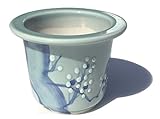 【植木鉢】新3号梅鉢丸<br>【和風植木鉢 ミニ盆栽鉢 陶器 磁器】