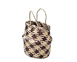 お買い物や収納カゴに 丸和貿易 アンブラーレ 2way丸カゴ (ブラウン) (S) 600116801