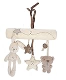 JES&MEDIS　ぬいぐるみ　赤ちゃんベッドおもちゃ　ウサギちゃん　熊ちゃん　幼児ベビーキッズに向け　ベビーカーベッドに　くすぐる　装飾デコレーション　引っ掛けられ　ぶらさげ　ふわふわ　インテリア　