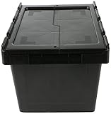 Mind Reader BLK Heavy Duty Crate Storage Bin, Black