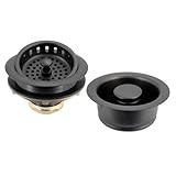 ウエストブラスd2165 – 05 PostスタイルLargeキッチンバスケットStrainer with Insinkeratorスタイルとフランジ廃棄ストッパー D2165-12 1