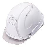 TOYO 通気孔付きヘルメット ヴェンティープラス スチロール入り 白/クリア No.392F-C