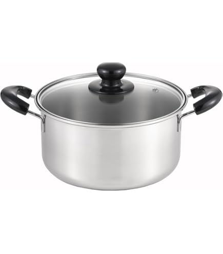 Amazon｜ヨシカワ 日本製 深型両手鍋 22cm IH対応 シルバー