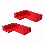 フロアソファ 3人掛け ロータイプ 起毛素材 日本製 （5色）同色2セット｜Luculia-ルクリア-