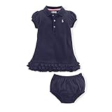 【並行輸入】RALPH LAUREN(ラルフローレン) 半袖 ワンピース ブルマ付き 女の子 子供服 ベビー服 24ｍ（90サイズ）