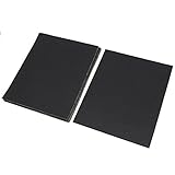 uxcell サンドペーパー　紙やすり　100グリット　ポリッシング　ウェット　スクエア　研磨サンド　グレー 20 個