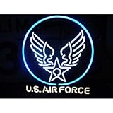 ネオンサイン エアフォース U.S.AIR FORCE ネオン管 ネオンライト 店舗照明 ガレージ アメリカン雑貨