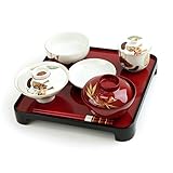 男の子用 九谷焼百日膳セット 「兜」 お食い初め