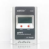 Y-SOLARソーラートレーサー10A20A30A40A MPPTソーラー充電コントローラ12V24Vソーラーレギュレータは自動的にLCDを変換しました (10A)