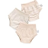ジェミニFairyベビー下着3パック有機コットンパンツ カラー: ベージュ