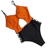 Familizo_Bikini Swimwear Women, Familizo Women Sexy Low Waist Bikini Set Sandy Beach Padded Bra Swim