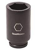 GearWrench 84878 3/4-Inch Drive 6 Point Deep Impact Socket, 1-11/16-Inch [並行輸入品]