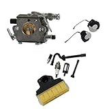 Flameer STIHL部品　交換用　キャブレター　エア　燃料フィルター　キャップ　パイプ　8点セット　021 023 025 MS210 MS230 MS250対応