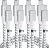 タイプc ケーブル【1m+1m+2m+2m 4本 60W急速充電】usb c ケーブル PD3.0対応 データ転送 断線防止 高耐久ナイロン編み PD対応 iPhone 17/16/15 超高速充電iPad/Macbook/Android/Nintendo/Pixel7a/Galaxy/Sony/Samsung 等Type-C各種対応