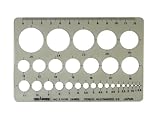 ドラパス テンプレート 円定規(小) 31-103 E-103
