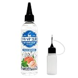 プルプラ 国産 電子タバコリキッド VAPE(ベイプ)リキッド 大容量 120ml 日本ハッカ使用 便利な目盛付きボトル ニードルボトル 10ml付き (ピーチメンソール)