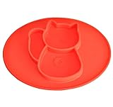 Kuke ベビー用品　シリコン　ランチプレート　招き猫　遊び食べ 離乳食 食器 マット