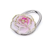 TOOGOO ( R )折りたたみハンドバッグ/財布/バッグハンガーテーブルフックハングホルダーローズフラワー形状