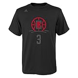 NBA Los Angeles Clippers Boys Youth Hyper名前と番号半袖Tシャツ, Large ( 14 – 16 )、ブラック