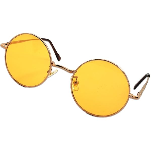 Amazon | サニー ラウンド サングラス ヒッピー ヴィンテージ 小