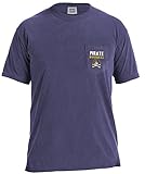 NCAA East Carolina Pirates Baseballフレーム半袖ポケットTシャツ、スモール、グレープ