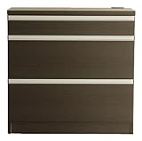 大川家具 東馬 カウンター オニオン ブラウン 90cm幅 [日本製]