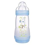 MAM Anti-Colic Bottle, Boy, 9 Ounces, 1-Count by MAM
