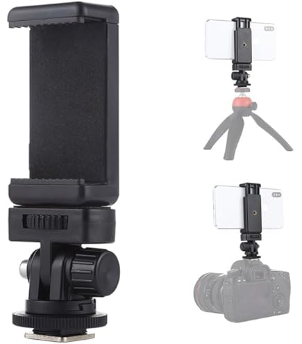 Amazon | Mikankawa コールドシュー 雲台 スマートフォンホルダー