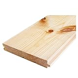 【Bグレード】北欧レッドパイン 無垢フローリング 床材 エンドマッチ 20x136x3850mm 6枚入