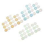 Baoblaze 3色セット（各色10個入り）　コンタクトレンズケース　ミニ　コンタクト　ケース　便利　高品質