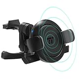TaoTronics Qi 車載ホルダー 吹き出し口 ワイヤレス充電/360度回転可/最大5W iPhone & Android等多機種対応 TT-SH006