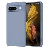 inxhey Google Pixel 7a 用 ケース シリコン グーグル ピクセル7a カバー 耐衝撃 スマホケース ストラップホール付き シリコーン マット質感 ソフトケース 持ちやすい 衝撃吸収 すり傷防止 柔軟 軽量 薄型 携帯ケース （グレー）