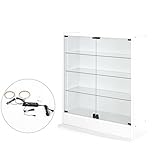 【JAJAN】フィギュアラック「サード(3rd)」ワイド LED付き扉タイプ 幅83cm奥行29cm高さ98cm ロータイプ ホワイト【正規品】[鍵付きコレクションケース][棚プレ対象商品]