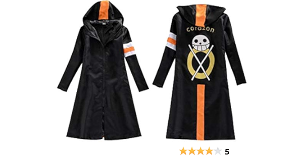 Amazon One Piece ワンピース 風 トラファルガー ロー 風 ロングコート 上着 コスプレ衣装 コスチューム アニメ専線 Mサイズ コスプレ 仮装 通販