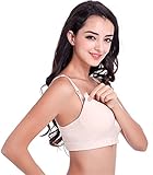 KOOYOL 2パック/ 1packレディースシームレス授乳マタニティPush Up Noアンダーワイヤーブラ US サイズ: 3L カラー: ベージュ