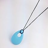 Mamimami Home 歯がため シリコン ママ授乳ネックレス 柔らかくて 安全 無味 おしゃぶり [FDA認可済] ３ヶ月以上 ブルー