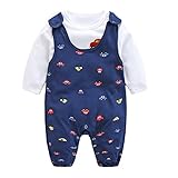 エルフ ベビー(Fairy Baby)可愛いベビーカバーオール 長袖Tジャツ つりズボン 春秋用 男の子(サイズ：70)