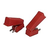 uxcell 溶接ガンスイッチ 　プラスチック製 　金属　37mm CO2 レッド　2個入り